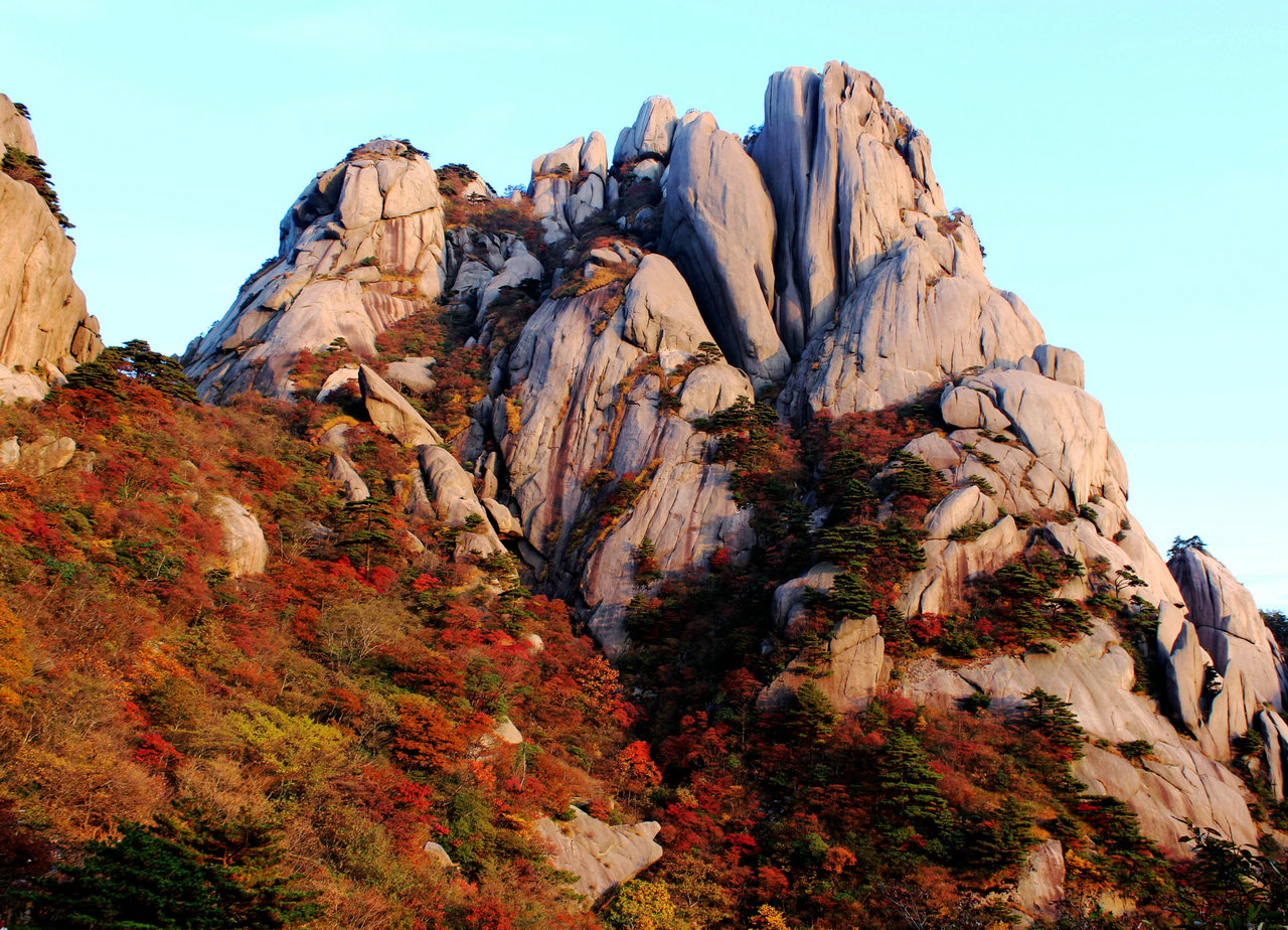 黃山秋季美景圖片