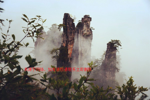 張家界核心景區(qū) 霜降迎來(lái)阿凡達(dá)懸浮仙景