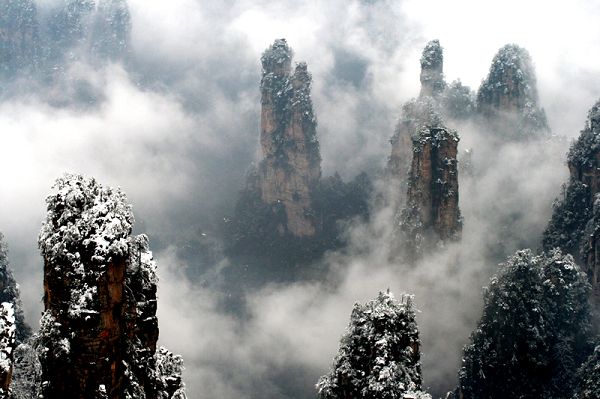 張家界雪景