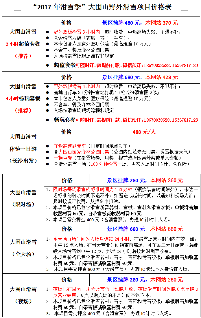 大圍山野外滑雪場-長沙人氣最旺最好玩的戶外滑雪場