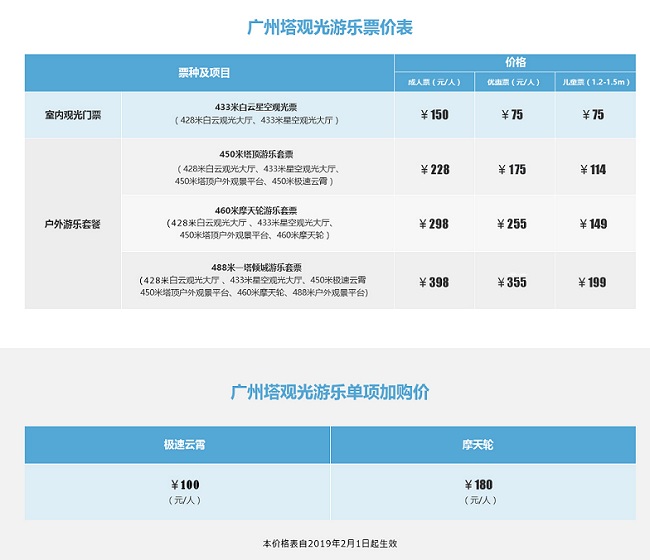 2024廣州塔門票多少錢一張？廣州塔門票價(jià)格老人/小孩/學(xué)生優(yōu)惠